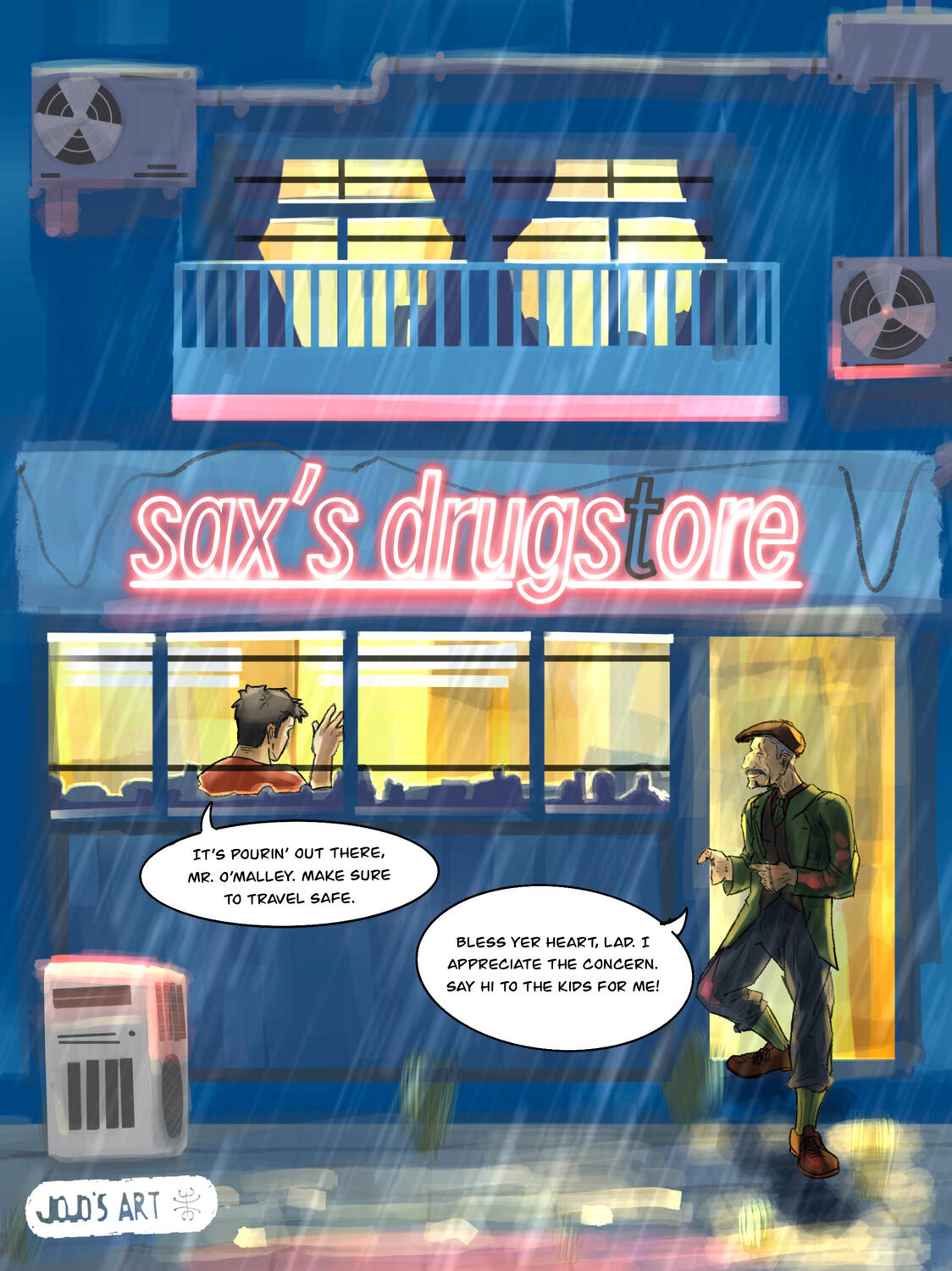 Gramps Goes Shopping